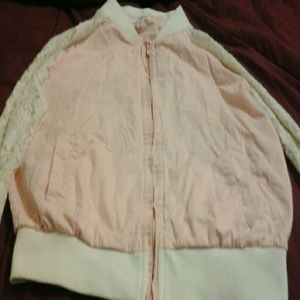 Bongo Pink with lace long sleeves